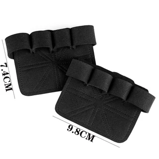 SWEE 1PC/ 1 คู่แผ่นรองฝ่ามือ, ถุงมือยกน้ําหนักกันลื่นหนังวัว, ฟิตเนสฝึกซ้อม 9 สี