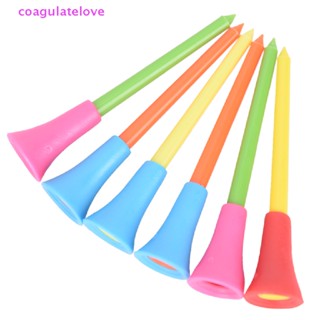 Coagulatelove ที่ตั้งลูกกอล์ฟ พลาสติก ทนทาน 83 มม. หลากสี 30 ชิ้น
 [ขายดี]