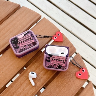 เคสหูฟังซิลิโคน แบบนิ่ม กันกระแทก ลาย PLAY Rei Kawakubo สําหรับ Airpods Pro 1 2 3 Generation Pro