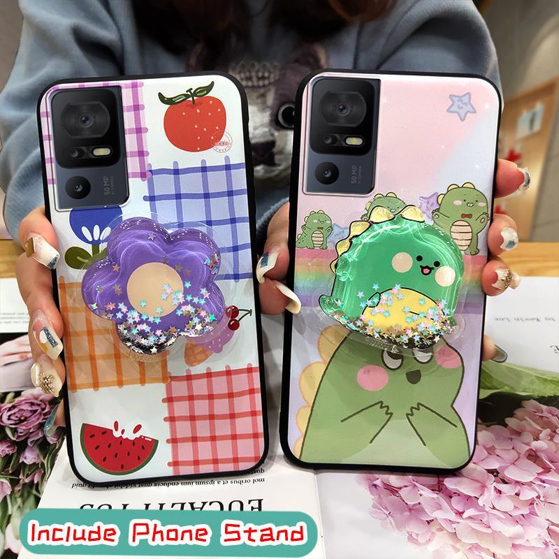 shockproof glisten Phone Case For TCL 40SE/T610K Cover phone stand holder Shockproof Original protec