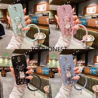 เคส Samsung Galaxy Note 10 Lite เคส Samsung Note 8 Casing Samsung Note 9 Cases Samsung Note 20 Ultra Cover Samsung Note 10 Plus Case Samsung M51 Case Soft TPU Anime Cartoon Cute Kaws Bear Stand With Ring Phone Case TT โทรศัพท์มือถือ ลายการ์ตูนอนิเมะ