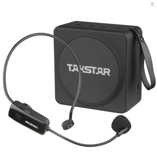 Fw TAKSTAR เครื่องขยายเสียงไร้สาย แบบพกพา พลังงานสูง ชาร์จได้ สําหรับครู UHF เครื่องเล่น MP3 และวิทยุ FM พร้อมไร้สาย