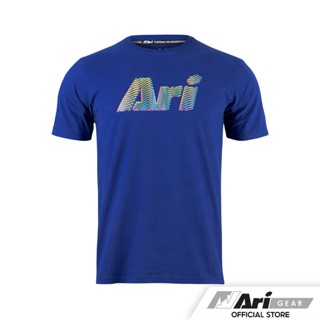 ARI ILLUSION TEE - BLUE/MULTICOLOR เสื้อยืด อาริ อิลลูชั่น สีน้ำเงิน