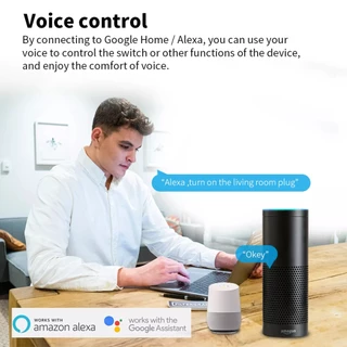 Tuya สมาร์ทปลั๊ก Zigbee เปิดปิด ตั้งเวลาผ่านแอป ทวนสัญญาณได้ รองรับ Google Home/Alexa-Smart Plug