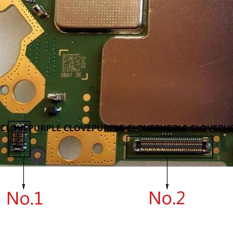เมนบอร์ดเชื่อมต่อแบตเตอรี่ FPC หน้าจอ LCD สําหรับ Samsung Galaxy Tab A 8.0 T290 T295 T297 2 ชิ้น