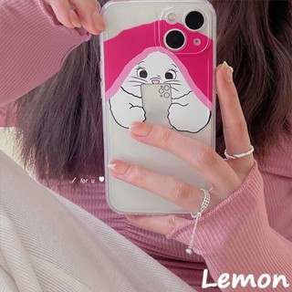 [Lemon] เคสโทรศัพท์มือถือแบบใส ลายการ์ตูนแมวน่ารัก สร้างสรรค์ สําหรับ iPhone 14 14pro 14promax 14plus 7 8 7plus 8plus 11 12 X XS XR XSMAX 11pro 12pro 11promax 12promax 13 13promax 13promax