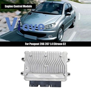 โมดูลควบคุมเครื่องยนต์ ECU 1943PE 1943PF แบบเปลี่ยน สําหรับ Peugeot 206 207 1.4 Citroen C2 1 ชิ้น