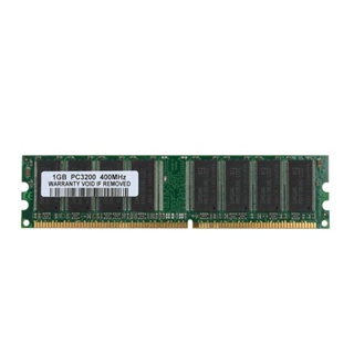 แรมหน่วยความจํา 1GB DDR 400MHz PC3200 184Pin DIMM KVR400X64C3A 1G