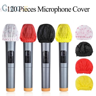 ⭐2023 ⭐Microphone Cover 120pcs Disposable Mic Cover For KTV Home Non-woven Cloth