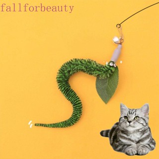 Fallforbeauty ของเล่นไม้กายสิทธิ์ รูปหนอน สําหรับฝึกแมว