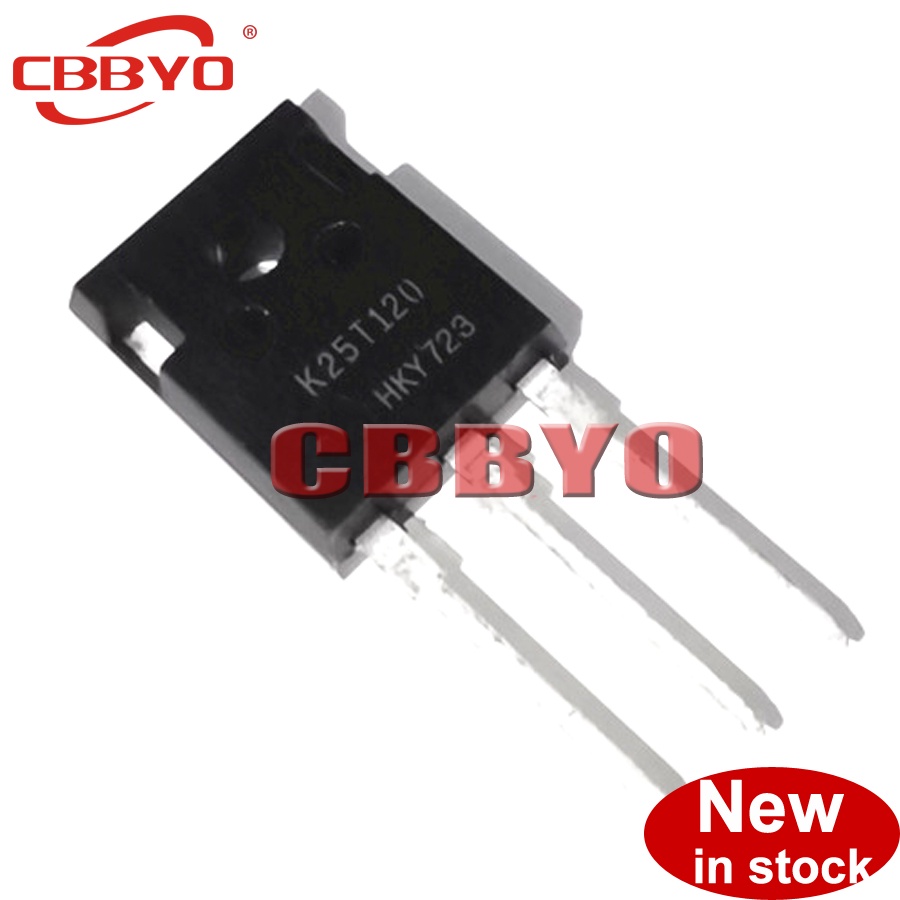 5 ชิ้น IKW25T120 K25T120 TO-247 1200V 25A 25N120 ยี่ห้อใหม่