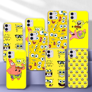 เคสโทรศัพท์มือถือแบบนิ่ม TPU ใส ลายสพันจ์บ็อบ 58GBY สําหรับ Samsung A01 EU A02 M02 A02S A03S A10 A10S A11 A12 A20 A30 A20S