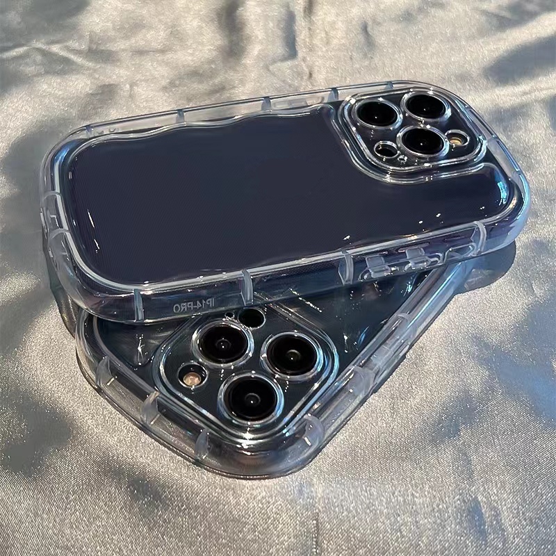 เคสโทรศัพท์ซิลิโคน TPU ใส แบบนิ่ม กันกระแทก สําหรับ IPhone 11 14 13 12 Pro XS Max X XR 7+ 8 Plus