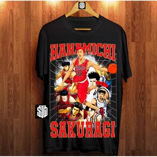 SLAM DUNK SHOHOKU Cosplay T shirt HANAMICHI SAKURAGI Costume Tops Short Sleeve Anime Tee Shirt Graph_09(S-5XL)