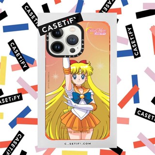 Casetify 【เซเลอร์มูน】เคสโทรศัพท์มือถือซิลิโคน TPU นิ่ม แบบใส กันกระแทก พร้อมกล่องบรรจุ สําหรับ iPhone 14 13 12 11 Pro MAX XR X XS MAX