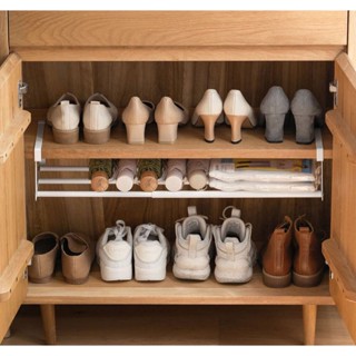 Omocha - Space saving shoe rack : ชั้นยืดวางรองเท้าเสริม ชั้นเหล็กเสริมสำหรับวางของ