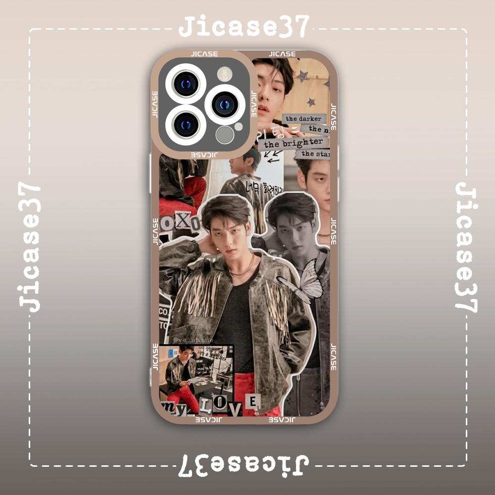 Jicase Soobin TXT Collage Idol Kpop เคส iphone ขอบสี่เหลี่ยมเกาหลี