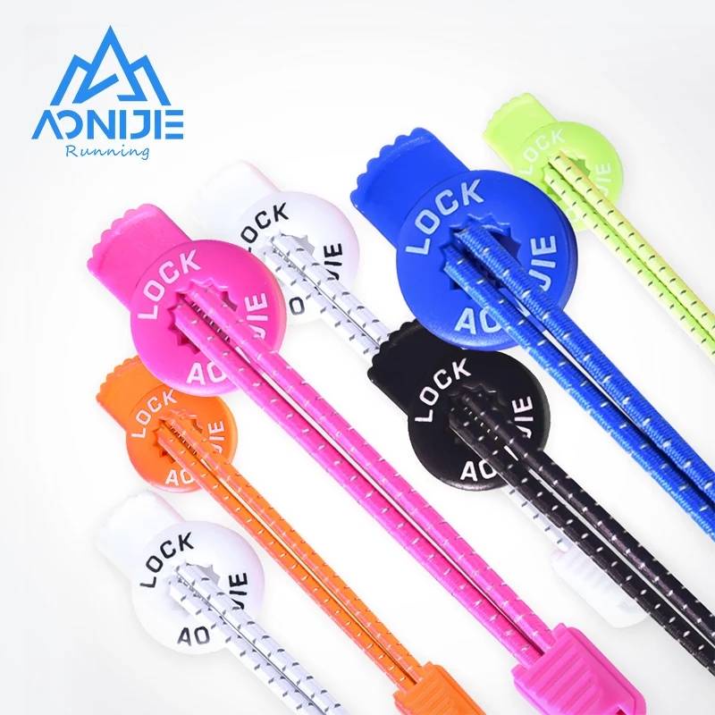 เชือกรองเท้าไม่ต้องผูก มีแถบสะท้อนแสง AONIJIE E4055 สำหรับรองเท้ากีฬา รองเท้าวิ่ง ผ้าใบ ปรับระดับความกระชับได้