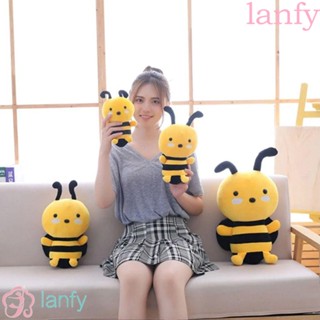 Lanfy ตุ๊กตาผึ้งน้อย ตุ๊กตายัดไส้ ของเล่นยัดไส้ หมอนนอน ของเล่นสัตว์ ของเล่นนุ่ม ของขวัญเด็ก ตุ๊กตาผึ้งน้อย