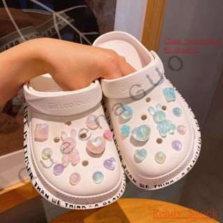 CROCS Jibbitz set（ไม่รวมรองเท้า） Vibration flashing light อุปกรณ์เสริมหัวเข็มขัด น่ารัก สําหรับตกแต่งรองเท้า DIY