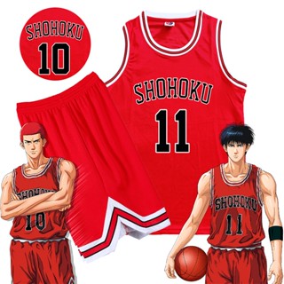 เสื้อกีฬาบาสเก็ตบอล คอสเพลย์ การ์ตูนอนิเมะ Slam Dunk Kaede Rukawa Sakuragi Hanamichi เหมาะกับวันฮาโลวีน