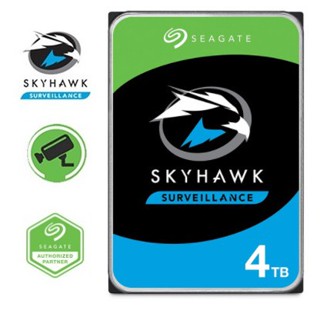 Seagate Skyhawk ฮาร์ดดิสก์ไดรฟ์กล้องวงจรปิด SATA 3.5 ST4000VX007 4TB