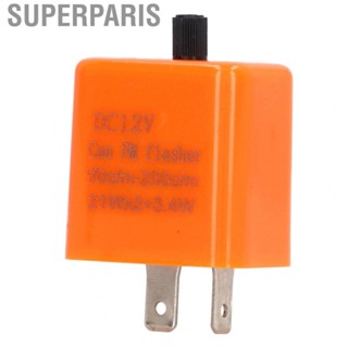 Superparis 12V  Turn Signal 2 Pin Flasher Relay Car Flasher Normally Open Relay Turn