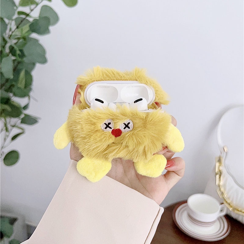 เคสหูฟังบลูทูธ ขนเฟอร์น่ารัก 3D สําหรับ Air Pods Pro 2 Apple AirPods 3 1 - รูปที่ 5