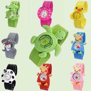 Slap Bracelet Childrens Cartoon Toy Watch Ultraman 2-8 Years Old Kindergarten Gifts Gift Ring Pop Electronic Watch tjgj