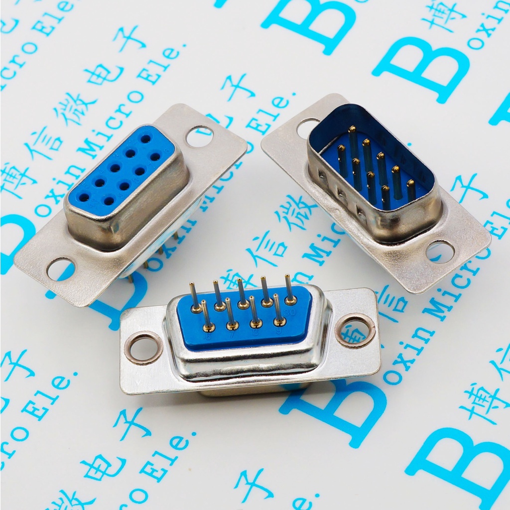 DP9 เท้าตรง 180 องศาแนวตั้งหลุมแสง 9 ขาพอร์ตอนุกรมปลั๊ก DB9 ชายหญิงที่นั่ง RS232 ซ็อกเก็ตเสียบประเภท