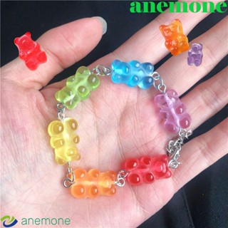 Anemone สร้อยข้อมือจี้การ์ตูนน่ารัก 8 สีสําหรับผู้หญิงและผู้ชาย