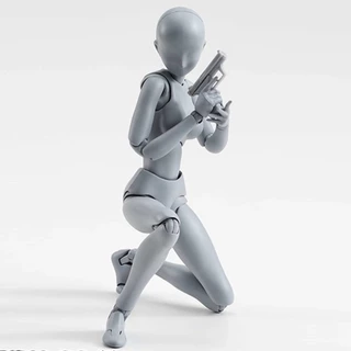 จัดส่งทันที SHF Human Mannequin ฟิกเกอร์ หุ่นโมเดล ชาย หญิง หุ่นฟิกเกอร์มนุษย์ ขยับได้ สําหรับศิลปิน