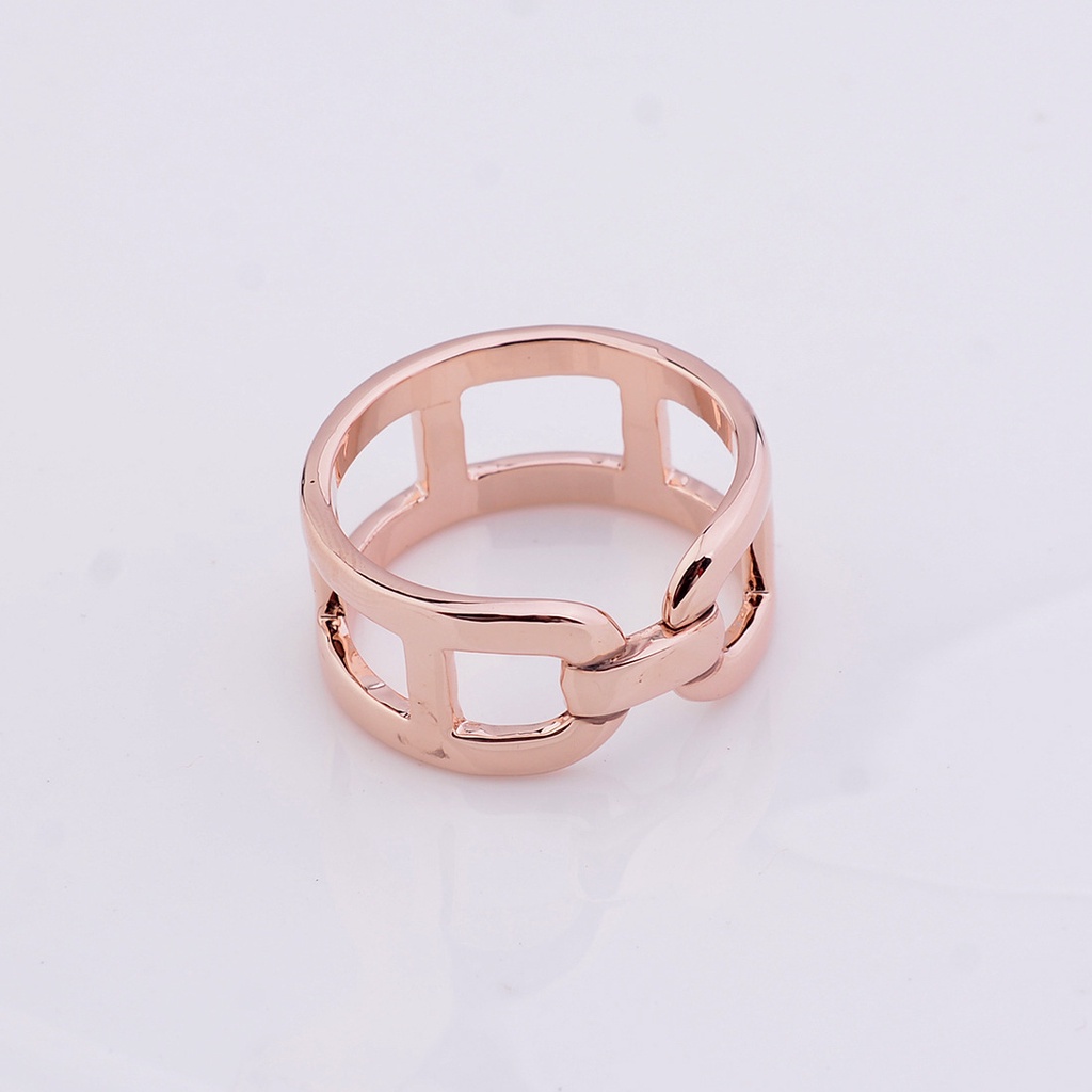 แหวนเข็มกลัด โลหะผสม เรียบง่าย อุปกรณ์เสริม สําหรับติดผ้าพันคอ ผ้าคลุมไหล่ - รูปที่ 5