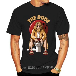 2023NEXแขนสั้นcrew neckขายดี เสื้อยืดแขนสั้น พิมพ์ลายภาพยนตร์ The Big Lebowski The Dude สไตล์ฮิปฮอป ฮาราจูกุ สตรีท สําหร