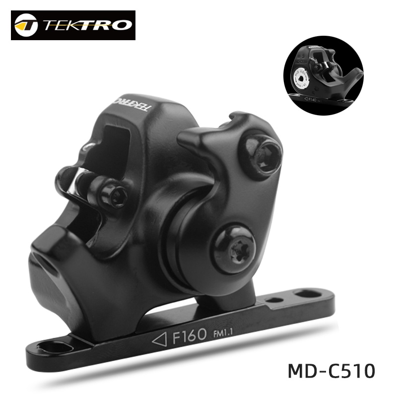 TEKTRO MD-C510 Mechanical Caliper Disc Brake สีดำ ใช้งานได้ทั้งด้านหน้าและด้านหลังของจักรยาน