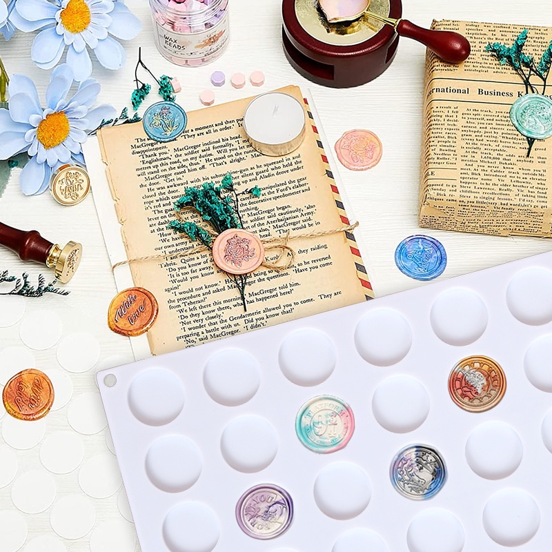 แผ่นซิลิโคน / ขี้ผึ้งตราประทับ Pad แม่พิมพ์ขี้ผึ้งตราประทับแม่พิมพ์ซิลิโคนแม่พิมพ์ขี้ผึ้งตราประทับ อ