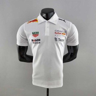 เสื้อโปโลแขนสั้น ลายทีมแข่งขัน F1 Racing Jersey 2022 2022 แฟชั่นฤดูร้อน สําหรับผู้ชาย และผู้หญิง