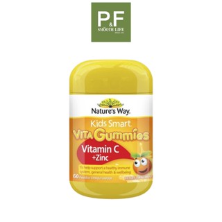 Natures Way Kids Smart Vita Gummies Vitamin C + Zinc 60 Gummies