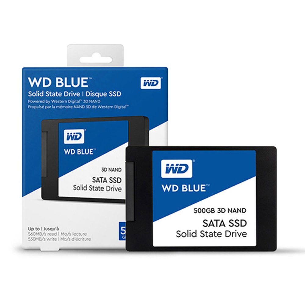 3D NAND SATA SSD 1TB สีน้ำเงิน 3D NAND Internal PC SSD SATA III 6 Gb/s 2.5/7 มม. สูงสุด 560 MB/s 3D NAND SATA SSD