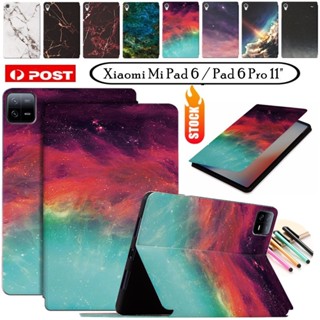 เคสโทรศัพท์มือถือหนัง PU ฝาพับ กันกระแทก ตั้งได้ สําหรับ Xiaomi Mi Pad 6 Mi Pad 6 Pro 11 นิ้ว 2023