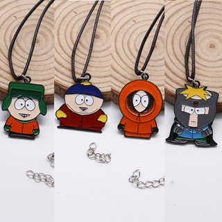 เครื่องประดับ สร้อยคอ สายโซ่ จี้การ์ตูนอนิเมะ South Park Stan Kyle Kenny Cartman สําหรับผู้ชาย และผู้หญิง