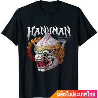 【ใหม่】เสื้อยืดcalandfashionประเทศไทย หนุมาน พระพุทธเจ้า เทพเจ้าลิง Thailand Original Thai Hanuman Ramahien Gift Idea For