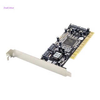 Doublebuy ชิปเซ็ตการ์ดต่อขยาย PCI 4 พอร์ต Sil 3114 สําหรับ RAID 3114