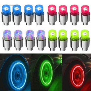 【GRCEKRIN】2PCS Car Wheel Tire Tyre Air Valve Stem LED-Light Covers Auto -Accessories