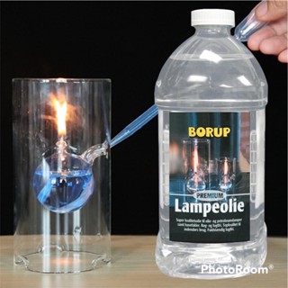 ไฟฉาย 1009/1L.น้ำมันตะเกียงแก้ว Borup Bio Premium Lampeolie 1000 Ml. parafin