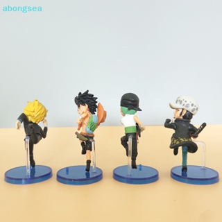 Abongsea ฟิกเกอร์ ONE PIECE Luffy Zoro Sanji ขนาดเล็ก 6-8 ซม. 12 ชิ้น ต่อชุด