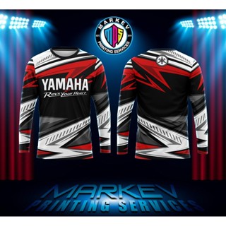 พร้อมส่ง เสื้อกีฬาแขนยาว ลาย YAMAHA RIDERS Jersey 3D ไซซ์ XXS-5XL
