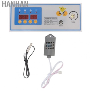 Hanhan Incubator Thermostat Incubator Temperature Humidity Controller 60W Plastic for Incubation