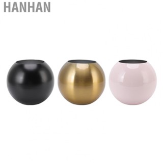 Hanhan Round Vase Wedding Vase Stainless Steel for Office