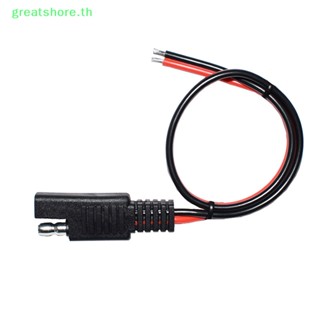 Greatshore SAE สายเคเบิลต่อขยาย 18AWG 30 ซม. 2 Pin พร้อมสายเคเบิลเชื่อมต่อ SAE TH